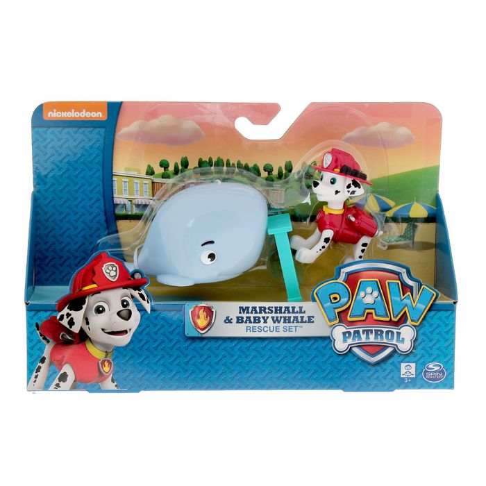 Щенячий патруль. Фигурка спасателя с питомцем, МИКС
