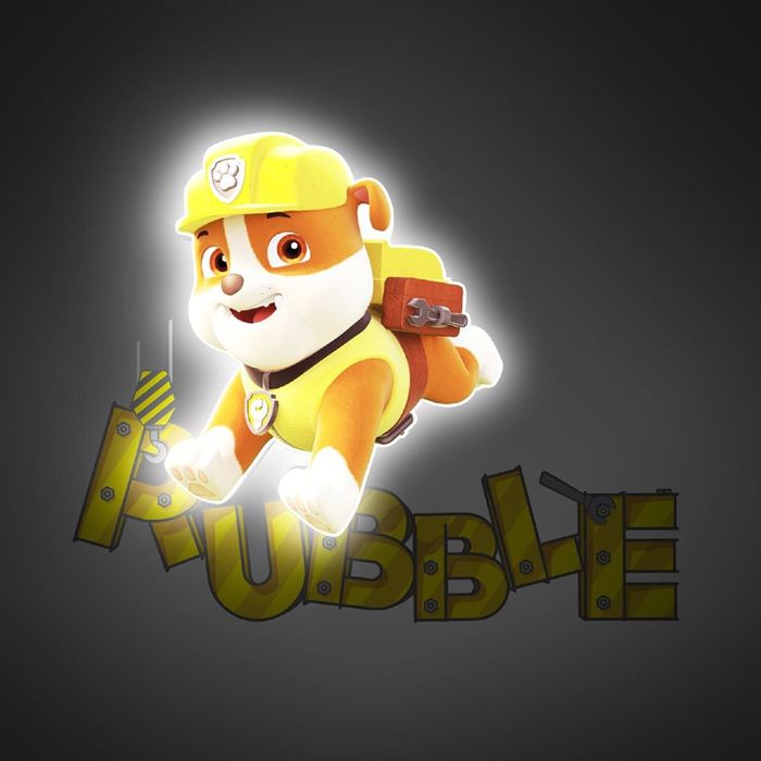 Светильник 3D Paw Patrol Rubble Mini