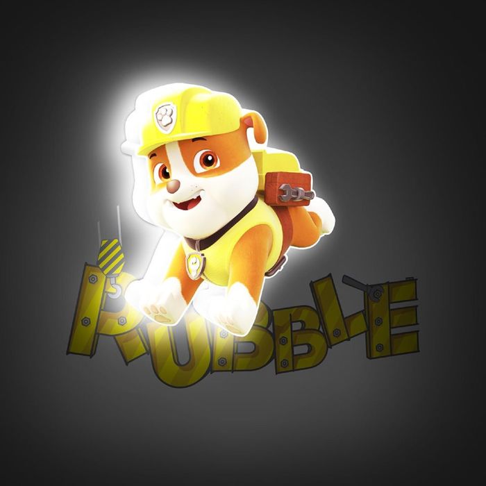 Светильник 3D Paw Patrol Rubble Mini
