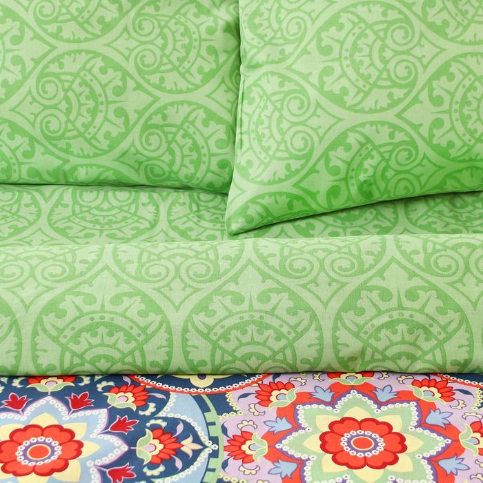 Постельное бельё "Этель" 1,5 сп., Иллюзия Востока, размер 143х215 см, 150х214 см, 70х70 см - 2 шт., 100% хлопок, поплин, 125 г/м2