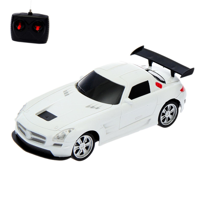 Машина радиоуправляемая "Купе", световые эффекты, работает от батареек, 1:22, цвета МИКС