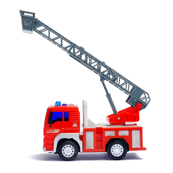 Машина инерционная "Пожарная охрана", световые и звуковые эффекты, масштаб 1:20, МИКС