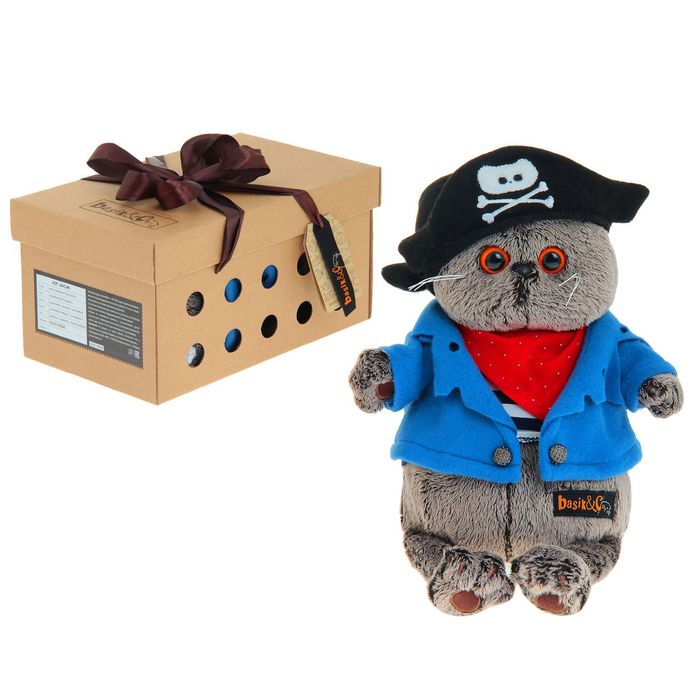 Мягкая игрушка "Басик - пират"