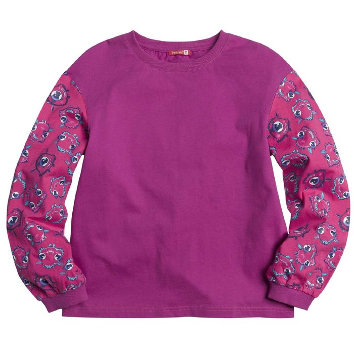 Джемпер для девочек, возраст 9 лет, цвет пурпурный