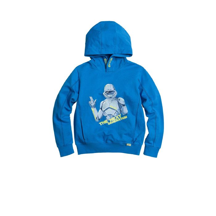 Толстовка для мальчика, возраст 9 лет, цвет синий