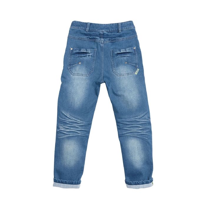 Джинсы для мальчика, возраст 10 лет, цвет синий