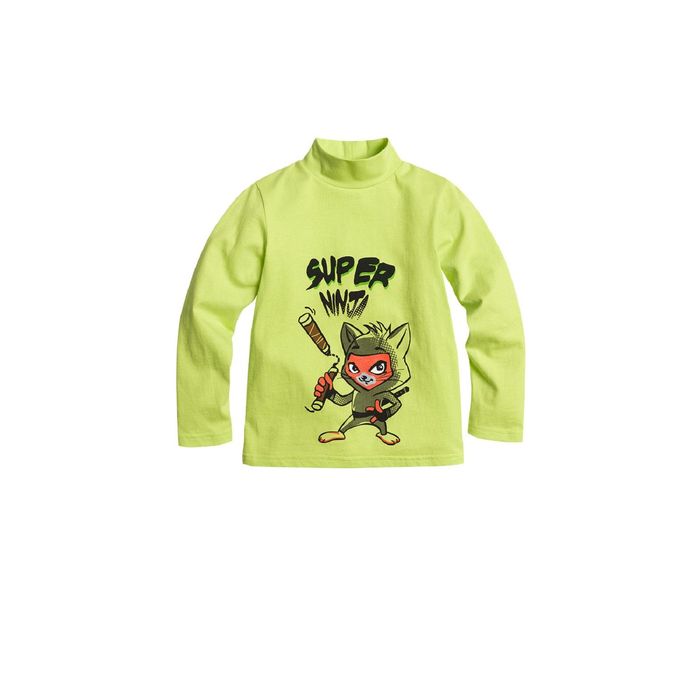 Джемпер для мальчиков, возраст 1 год, цвет яблочный