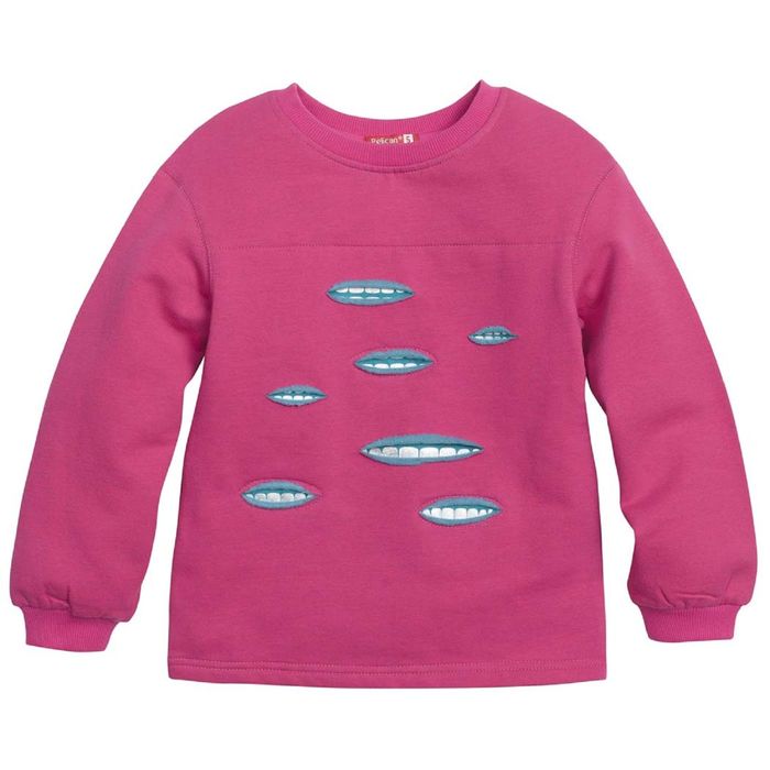 Джемпер для девочек, возраст 1 год, цвет малиновый