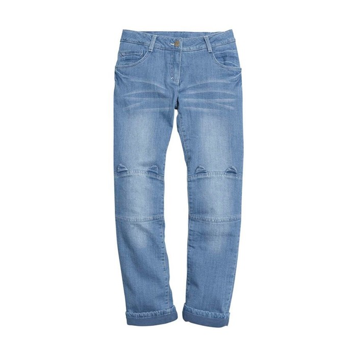 Джинсы для девочки, возраст 8 лет, цвет синий