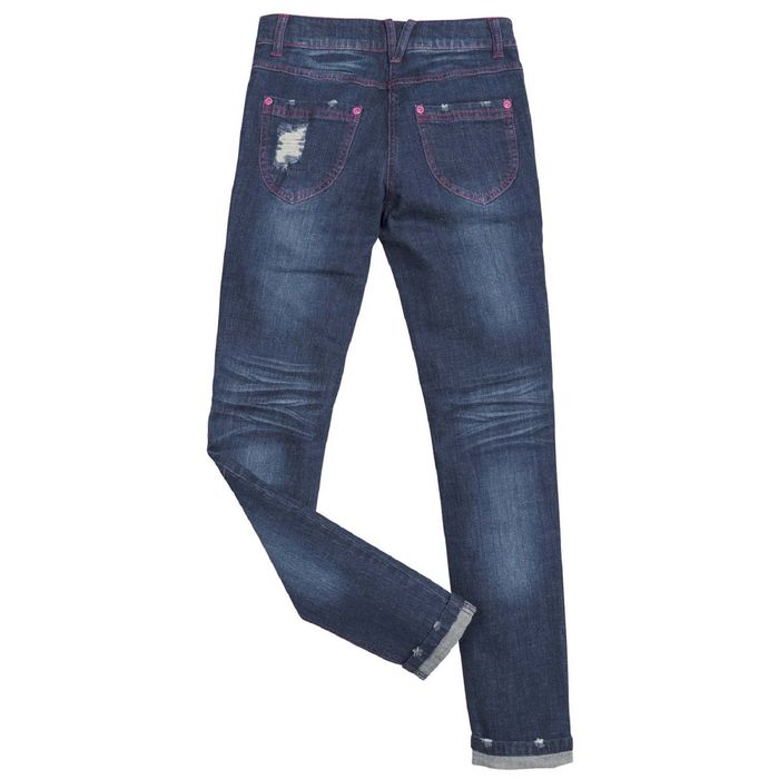 Джинсы для девочки, возраст 8 лет, цвет синий