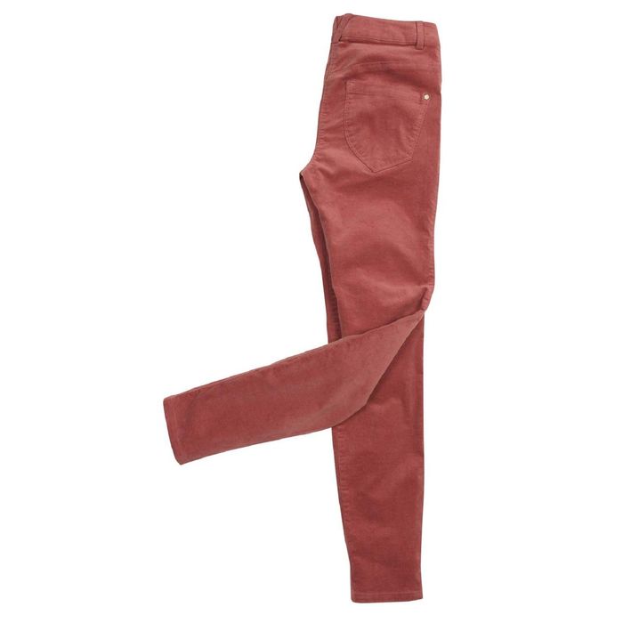 Брюки для девочек, возраст 14 лет, цвет терракотовый