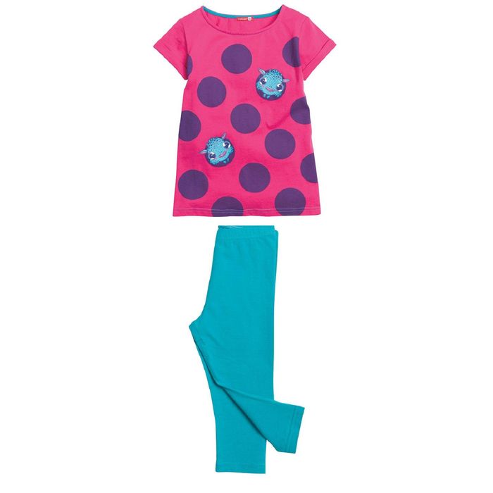 Комплект для девочек, возраст 3 года, цвет малиновый