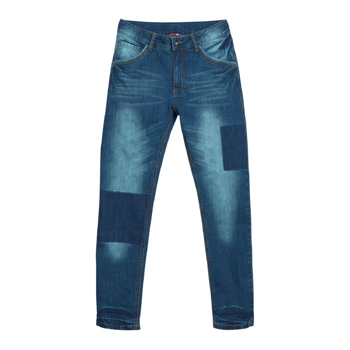 Джинсы для мальчика, возраст 14 лет, цвет синий