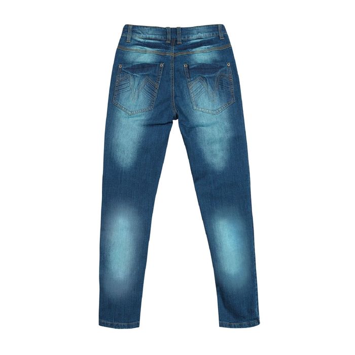 Джинсы для мальчика, возраст 13 лет, цвет синий