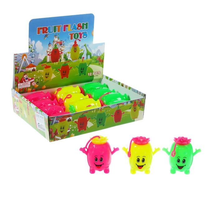 Мяч световой "Ананас" с пищалкой, цвета МИКС