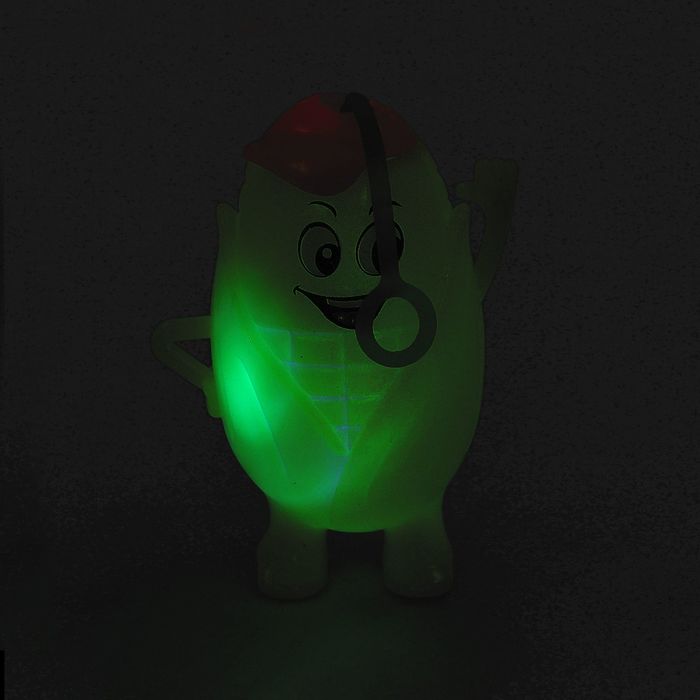 Мяч световой "Кукуруза" с пищалкой, цвета МИКС