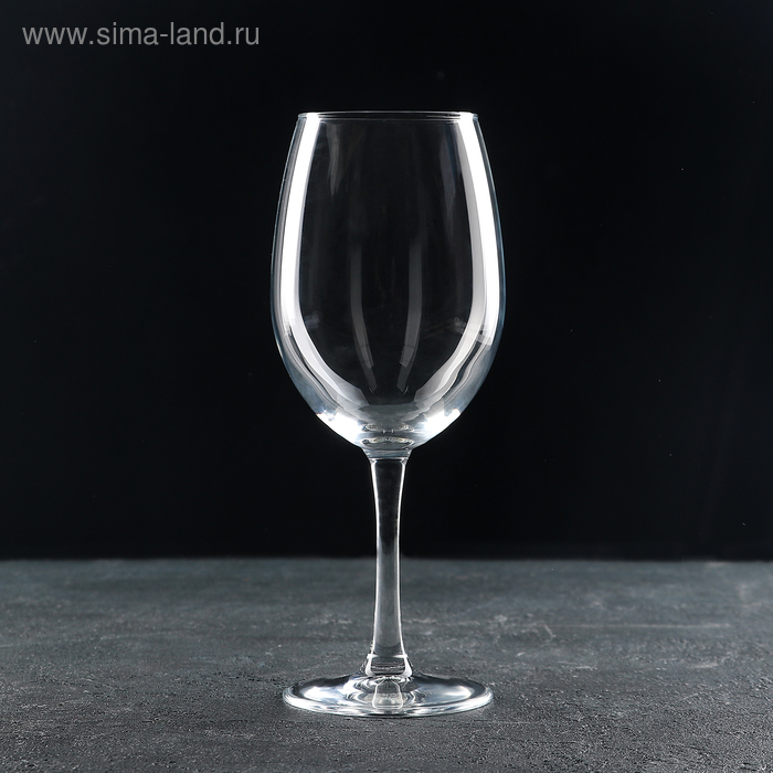 Бокал для вина стеклянный Classic, 630 мл бокал стеклянный для вина даймонд 450 мл 9×23 5 см