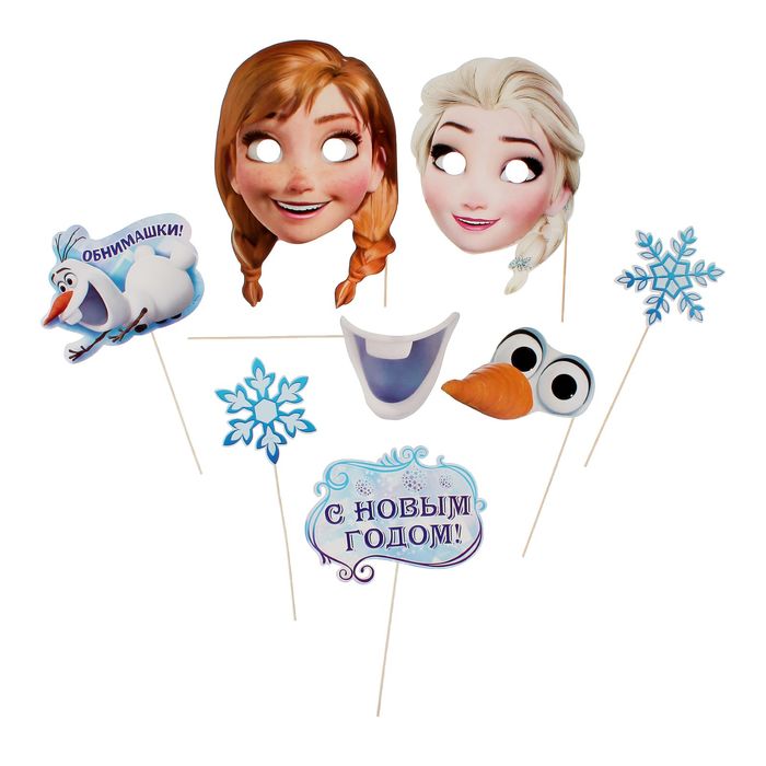 Набор фотобутафории "С Новым годом!", Холодное сердце