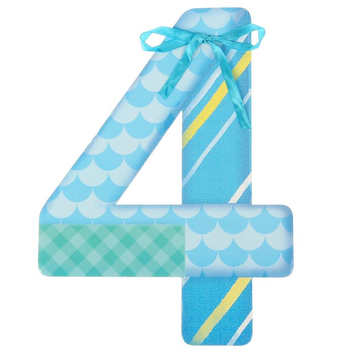 Цифра интерьерная "4"