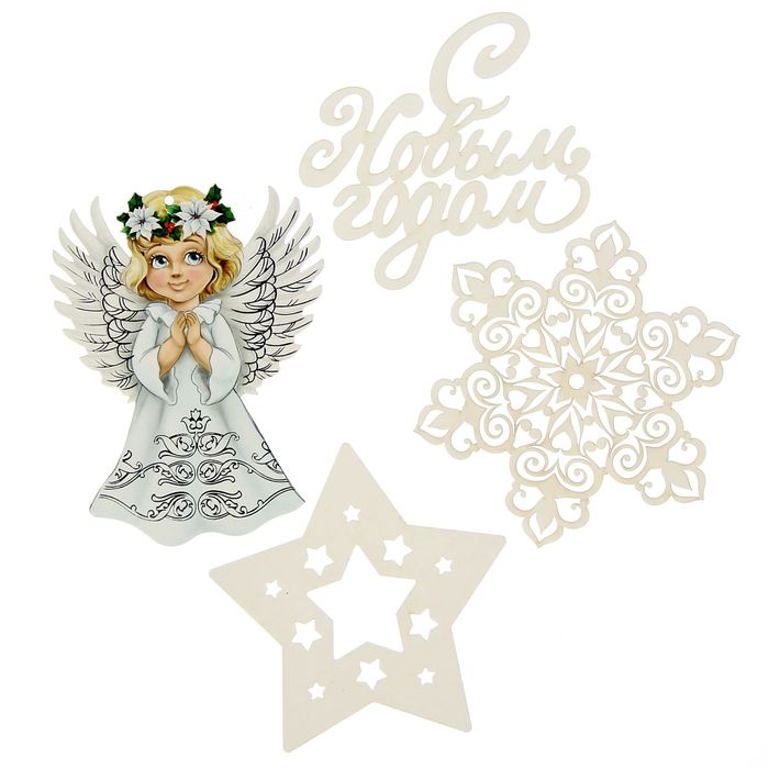 Набор для оформления Нового года "Ангелы"