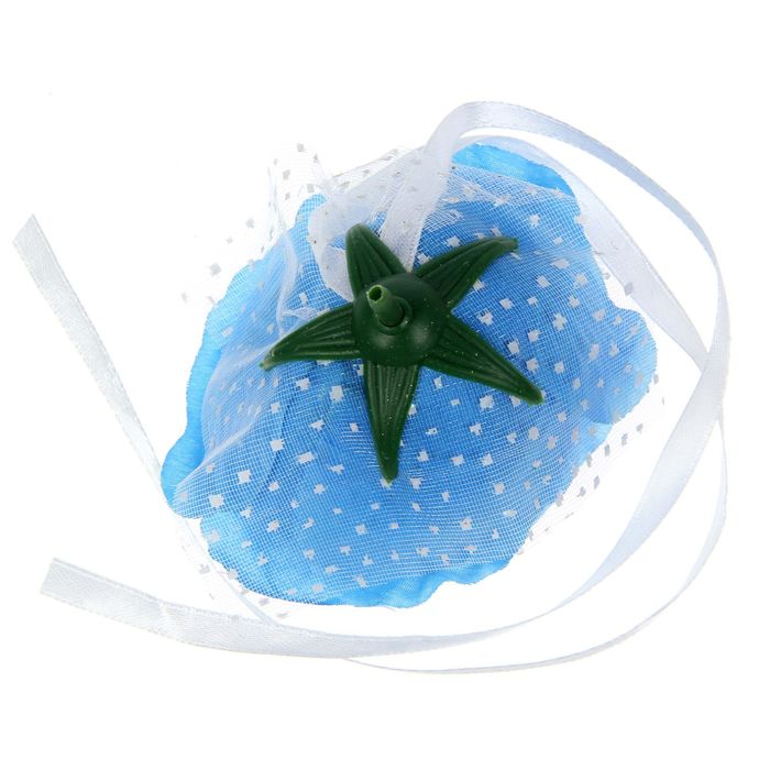 Набор роз для декора, цвет голубой