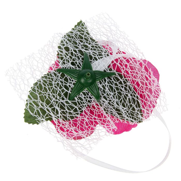 Набор роз для декора, цвет пурпурный