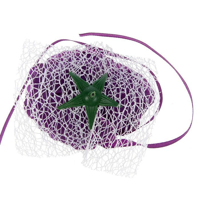 Набор роз для декора, цвет фиолетовый