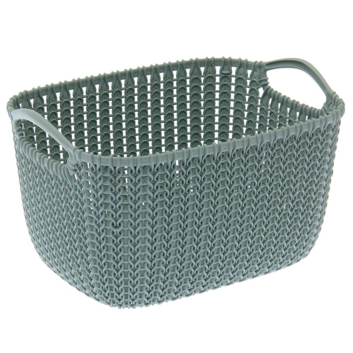 Корзина 8 л Knit, цвет серый