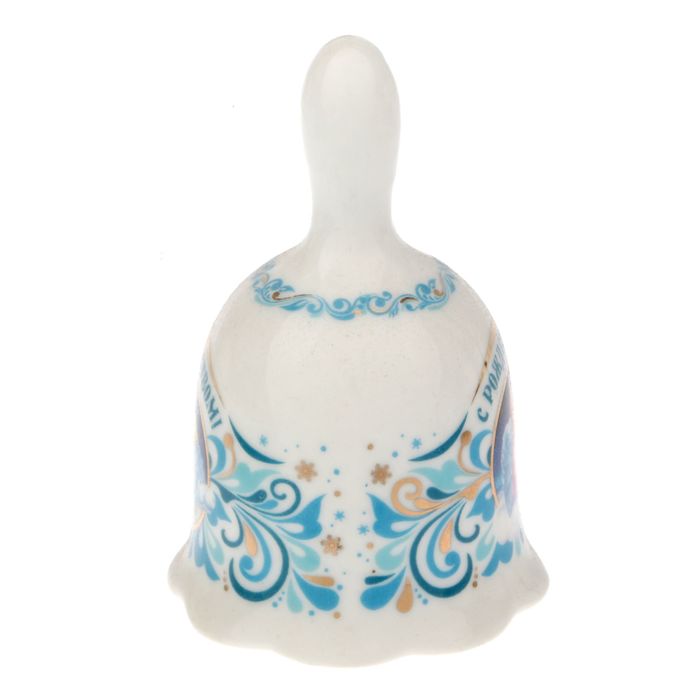 Колокольчик «Милые ангелочки», 5,5 х 9,5 см, керамика, деколь, золото