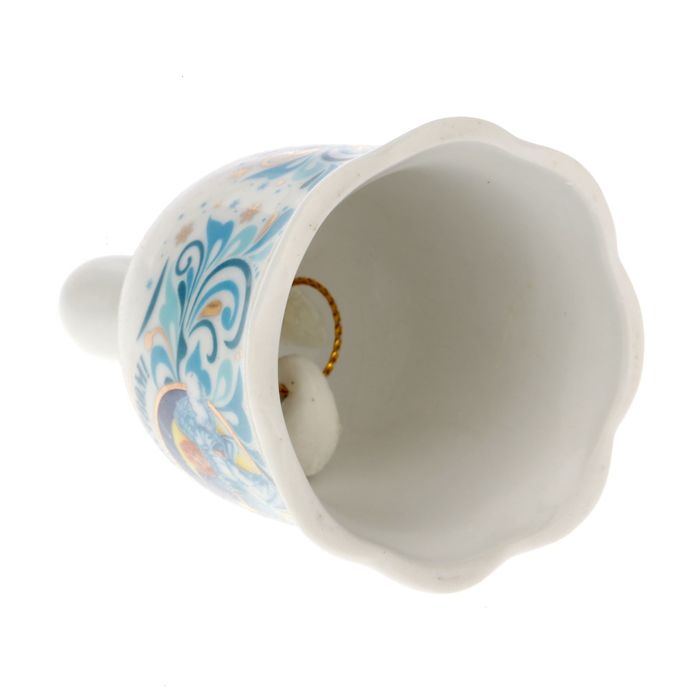 Колокольчик «Милые ангелочки», 5,5 х 9,5 см, керамика, деколь, золото