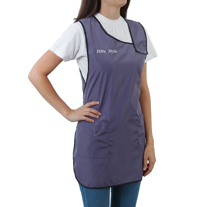 Фартук парикмахерский "Ольга", цвет серо-фиолетовый