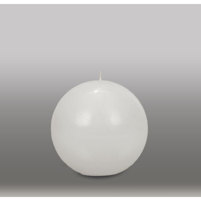 Свеча шар "Классика", d=125мм, белый