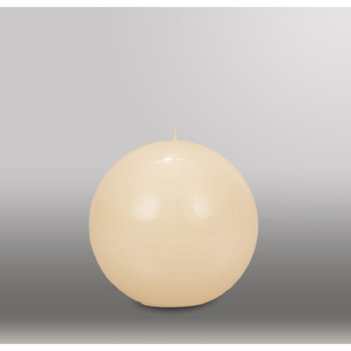 Свеча шар "Классика", d=125мм, кремовый