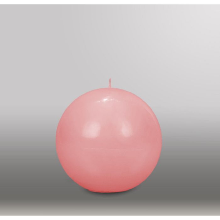 Свеча шар "Классика", d=125мм, розовый