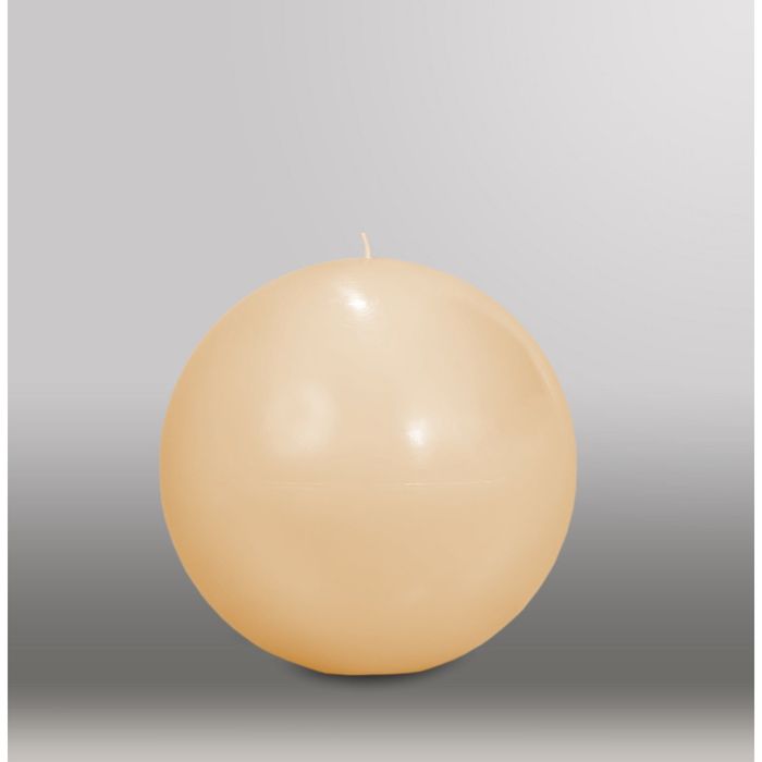 Свеча шар "Классика", d=150мм,  кремовый