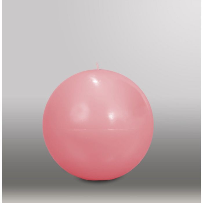 Свеча шар "Классика", d=150мм, розовый