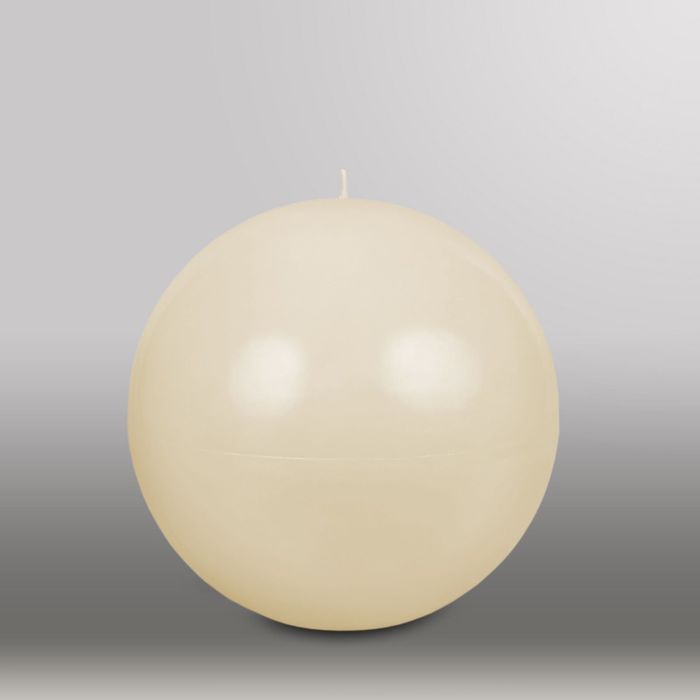 Свеча шар "Классика", d=200мм,  слоновая кость