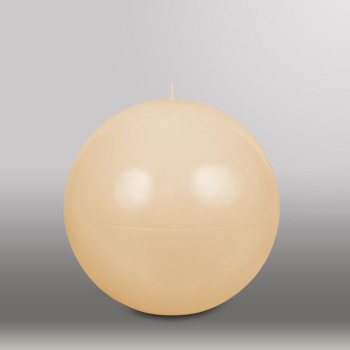 Свеча шар "Классика", d=200мм, кремовый