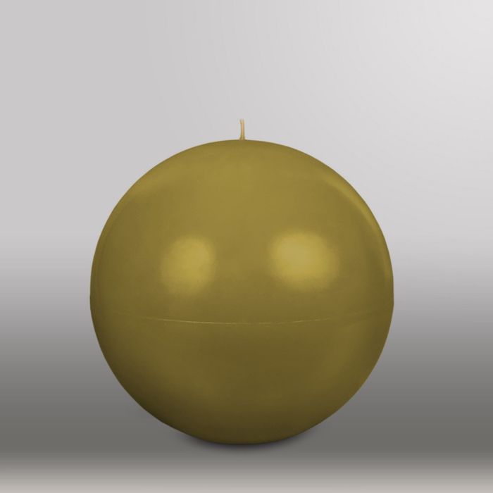 Свеча шар "Классика", d=200мм,  оливковый