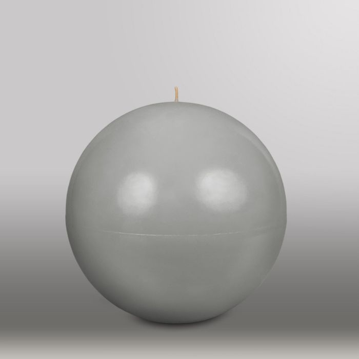 Свеча шар "Классика", d=200мм,  дымчато-голубой