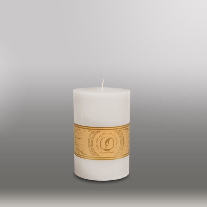 Свеча цилиндр "Классика", 100x150мм,  белый