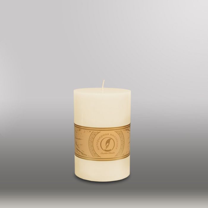 Свеча цилиндр "Классика", 100x150мм,  слоновая кость