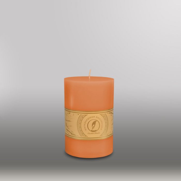 Свеча цилиндр "Классика", 100x150мм,  терракотовый