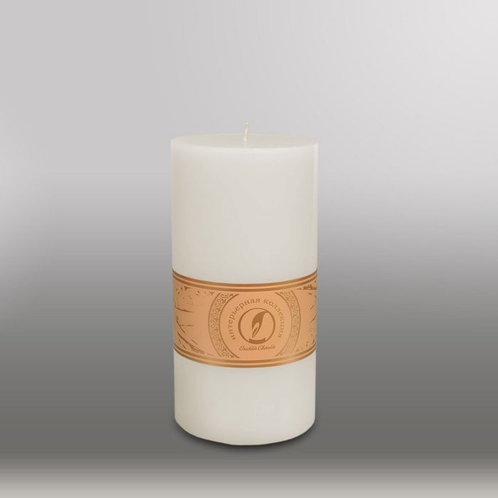 Свеча цилиндр "Классика", 100x205мм,  белый