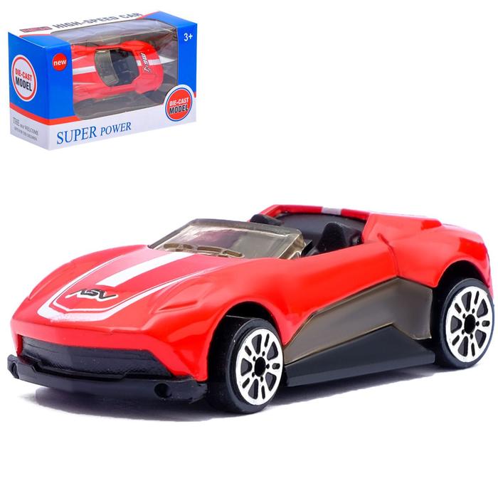 Машина металлическая "Спорт", масштаб 1:64, МИКС