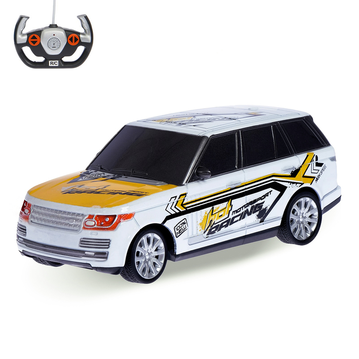 Машина радиоуправляемая "Ровер-Спорт", работает от батареек, масштаб 1;24, цвета МИКС