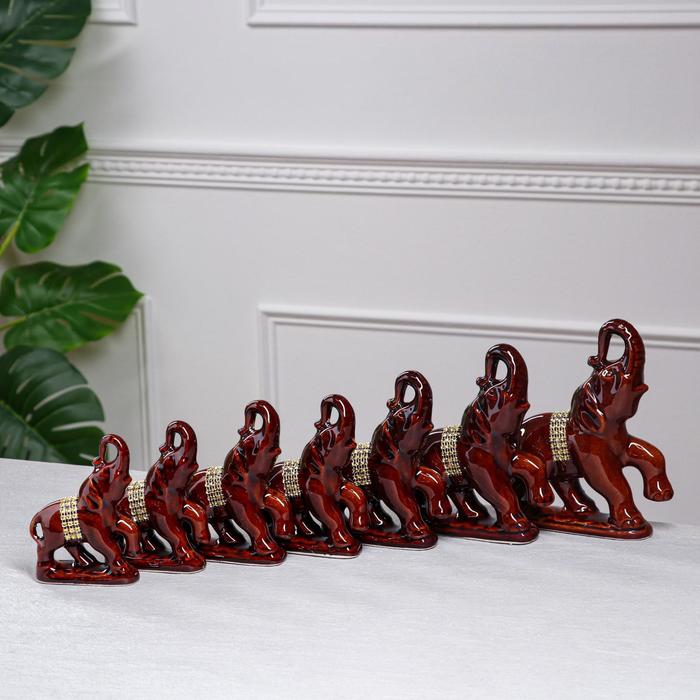 Оберег-статуэтка "Слоны" 7 предметов