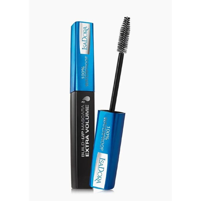 Тушь для ресниц IsaDora Build-Up Mascara Extra Volume 100%, водостойкая, тон 20, 12 мл