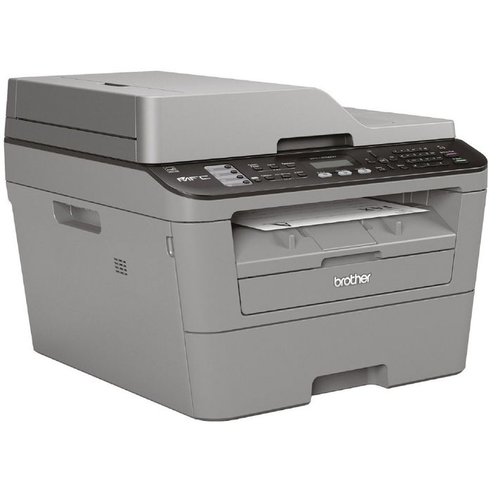 МФУ, лазерная черно-белая печать Brother MFC-L2700DNR, А4, Duplex, LAN