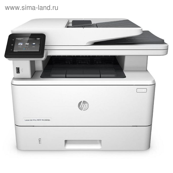 МФУ, лаз ч/б печать HP LaserJet Pro M426fdn RU (F6W17A) A4 Duplex